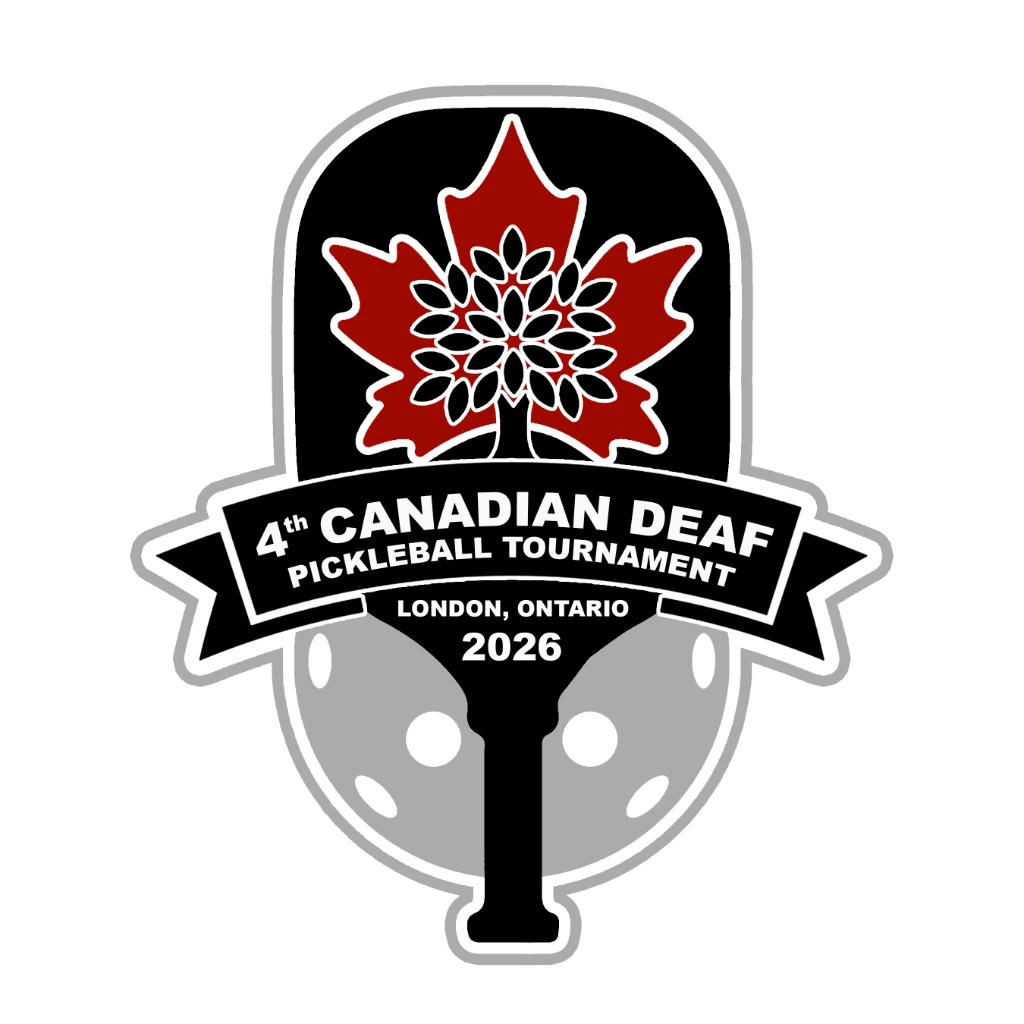 4th Canadian Deaf Pickleball Tournament 2026 logo